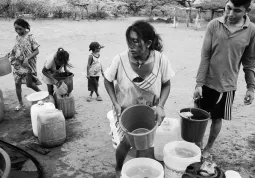 Una delle fotografie di Nicolò Filippo Rosso degli Wayuu, il gruppo indigeno più numeroso della Colombia